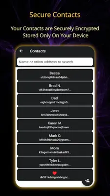 Obscurity Messenger android App screenshot 3