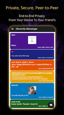 Obscurity Messenger android App screenshot 7